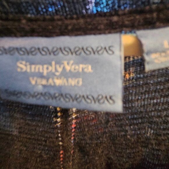 Simply Vera Vera Wang Gray Lightweight Asymmetrical Hem Sweater Size Large - Picture 6 of 6